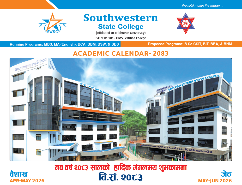 BACHELOR's ACADEMIC CALENDAR - 2083